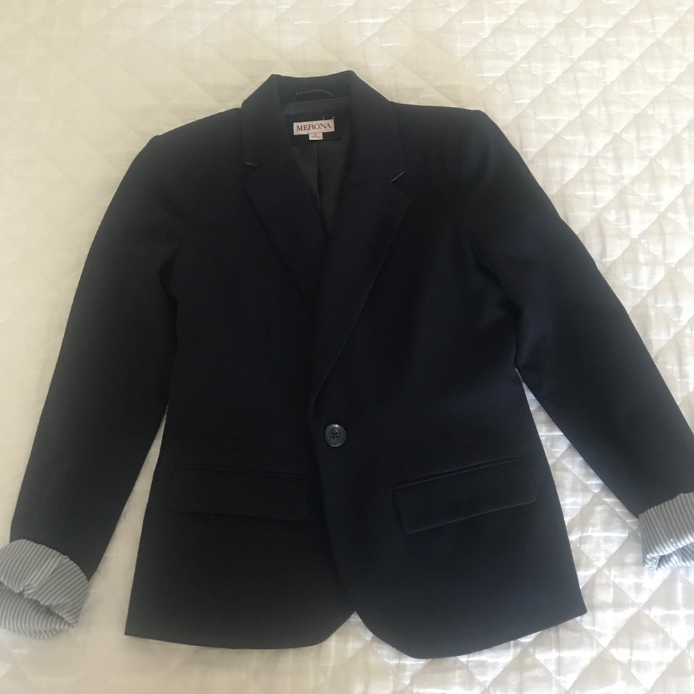 Navy Merona Blazer